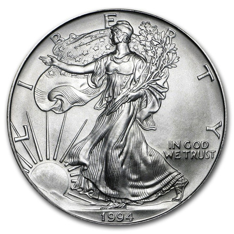 1 oz silver U.S. Silver EAGLE 2008 gilded