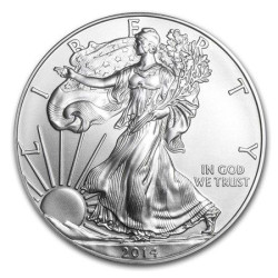1 oz U.S. silver Eagle 2014 $1 bu