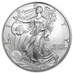 1 oz silver U.S. Silver EAGLE 2021 Type 1 gilded