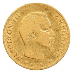 Gold 10 francs or Napoleon