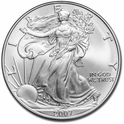 1 oz silver U.S. Silver EAGLE 2021 $1 PCGS MS70 TYPE 1