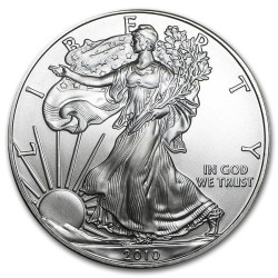 1 oz silver US EAGLE 2010 PCGS MS-69 