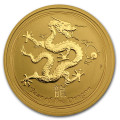 1/4 oz GOLD LUNAR DRAGON 2012