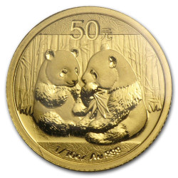 1/10 oz Gold CHINA PANDA 2009 bu 50 Yuan