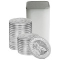 UK 1 oz silver BRITISH LION - US EAGLE 2024 £2 BU