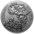 1 oz silver Rwanda GORILLA 2008 