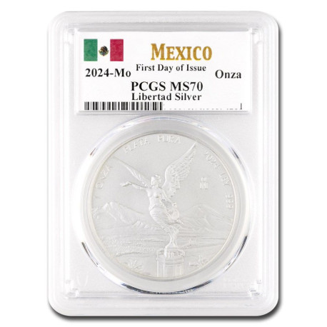 MEXICO 1 oz silver LIBERTAD 2024 bu NGC MS70 First Release