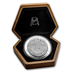Mexico 1 kilo silver AZTEC CALENDAR 2024 PROOF-LIKE Box+Coa
