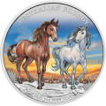 1 oz silver Australian BRUMBY HORSE 2024 $1 bu THUNDER COLOURED 