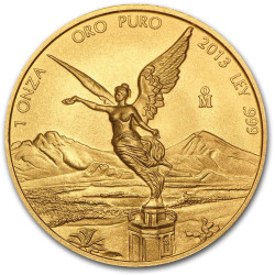 Mexico 1 oz gold LIBERTAD 2013 BU