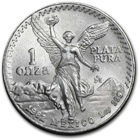 1 oz SILVER LIBERTAD 1982