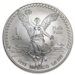 1 oz silver LIBERTAD 1995