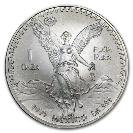 1 oz silver LIBERTAD 1995