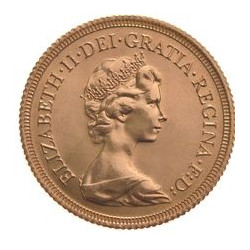 FULL GOLD SOVEREIGN 1982