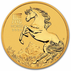 PM GOLD 1/10 oz Lunar 3 HORSE 2026 BU $10 Australia