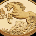PM Lunar 3 SNAKE 1 oz GOLD 2025 BU $100 Australia