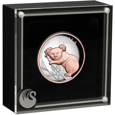 Australian Koala 2025 5oz Silver Proof High Relief Gilded Coin
