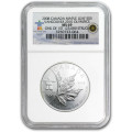 Canada VANCOUVER 1 oz silver MAPLE LEAF 2008 $5 BU