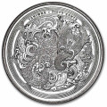 New Zealand 1 oz silver DWELLING TANIWHA : CAVE 2024 bu $0.50 