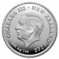 New Zealand 1 oz silver DWELLING TANIWHA : CAVE 2024 bu $0.50 
