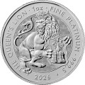 1 oz PLATINUM Tudor Beast The GREYHOUND OF RICHMOND 2025 $100 BU