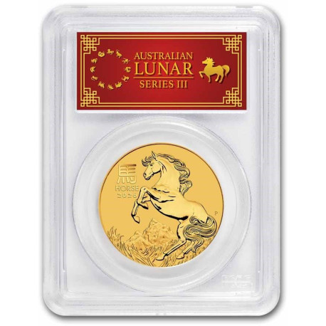 PM Lunar 3 HORSE 1 oz GOLD 2026 BU $100 Australia