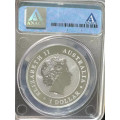 1 oz silver KOOKABURRA 2010 $1 bu MS-70 DCAM ANACS 
