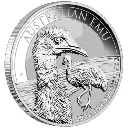 Perth Mint 1 oz silver EMU 2022 $1 bu