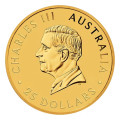 PM 1/4 oz GOLD NUGGET 2025 BU $25 Australia Kangaroo
