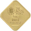 UK 1 oz gold QUEEN'S BEAST COMPLETER bar BU in TEP