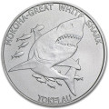 1 oz silver GREAT WHITE SHARK TOKELAU 2015