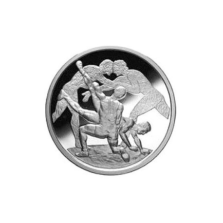 10 euro SUMMER OLYMPICS 2004 Proof coin in capsule Weight Lifting