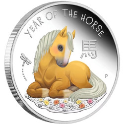 Baby Horse 2026 1/2oz Silver Proof Coloured Coin