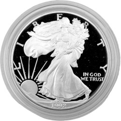 1 oz silver US EAGLE 1992 $1 BU