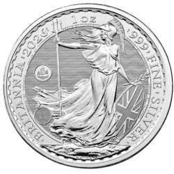 UK 1 oz silver BRITANNIA 2026 £2 PRIVY HONG KONG BU 