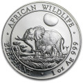 1 oz silver Somalia ELEPHANT 2011 bu