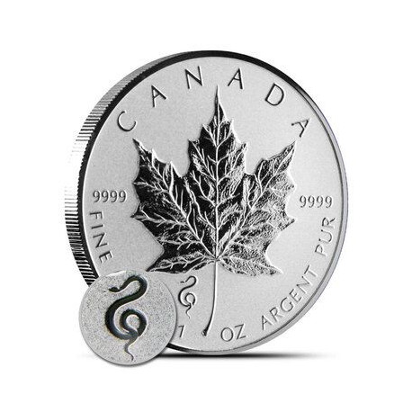1 oz silver Maple Leaf 2013 Privy F15 in capsule