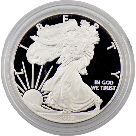 USA 1 oz silver Eagle 2010 $1 bu