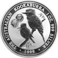 1 oz silver KOOKABURRA 1999 $1 Privy BELGIUM bu