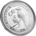 1 oz silver KOOKABURRA 1999 $1 Privy PORTUGAL bu