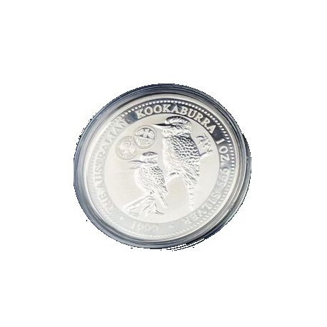 1 oz silver KOOKABURRA 1999 $1 Privy GERMANY bu