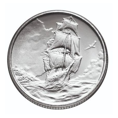1 oz silver ASCENSION ISLAND 2025 $1 bu Afonso de Albuquerque
