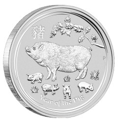 PM 1 kilo silver PIG 2019 $30 bu