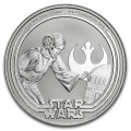 1 oz silver STAR WARS 2025 LUKE SKYWALKER $2 BU