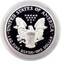 1 oz silver U.S. Silver EAGLE 2000 $1 bu in capsule