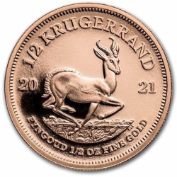 Gold Krugerrand 1/2 oz gold 1983 proof Graded 103