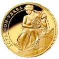 ST HELENA 1 oz GOLD The QUEEN'S VIRTUES JUSTICE 2022 £100 proof FIAT IUSTICIA
