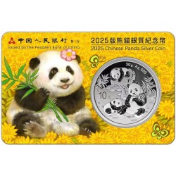 30 GR SILVER PANDA 2025 Yuan 10 in TEP