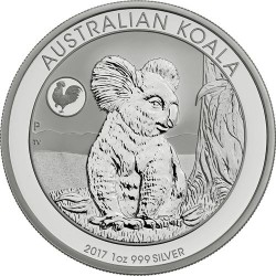 1 oz silver KOALA 2017 Privy Rooster