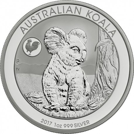 1 oz silver KOALA 2017 Privy Rooster